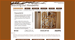 Desktop Screenshot of branchingoutwoodworks.com